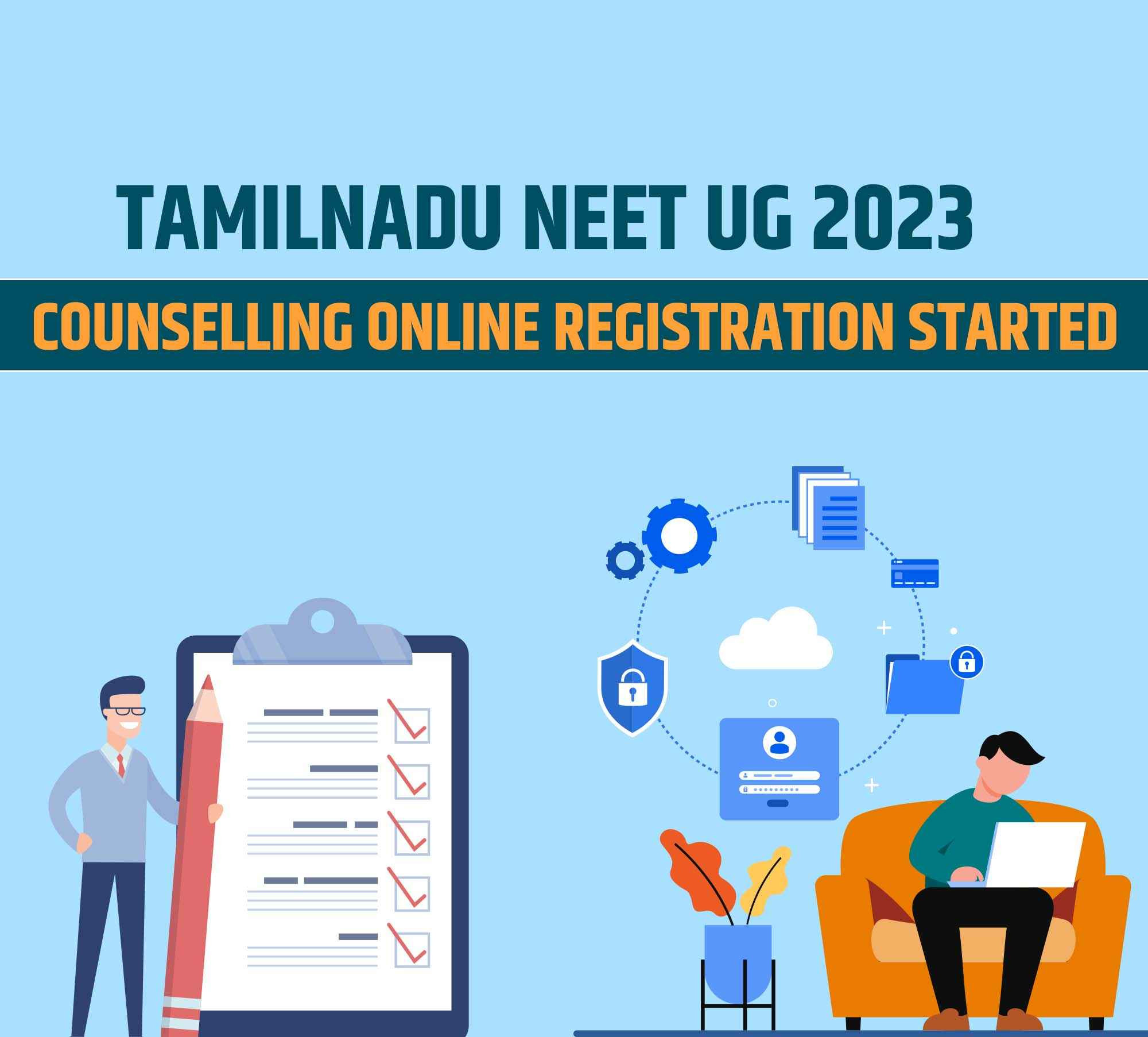Tamil Nadu neet ug 2023 counselling online registration started